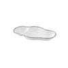 Pampa Bay Porcelain 2-Section Serving Tray Platter (White)