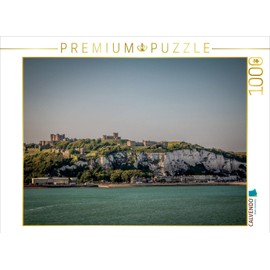 CALVENDO Puzzle White Cliffs with Dover Castle 1000 Pieces 64 x 48 cm from Oliver Pinkoss