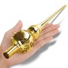 Christmas Tree Topper Glass Gold Christmas Tree Topper, UNOLIGA 26