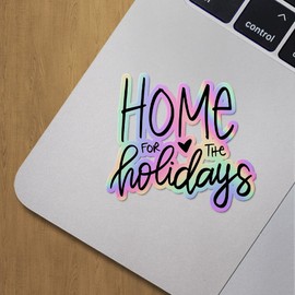 Holographic Decal Stickers of Home Holidays Premium Waterproof Vinyl Decal Stickers for Laptop Phone Accessory Helmet Car Window Mug Tuber Cup Door Wall Decoration ANDVER3g8236bHO