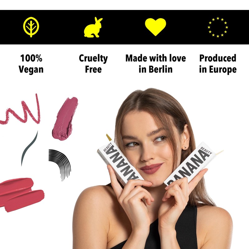 Banana Beauty Eyeliner Black (Basic ) - Waterproof Make Up