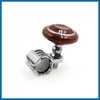 A ABSOPRO Brown Folding Steering Wheel Knob Power Handle Grip
