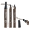 XINGXYUEL 3PCS Gray Brown Microblading Eyebrow Pen Waterproof Eyebrow Pencil