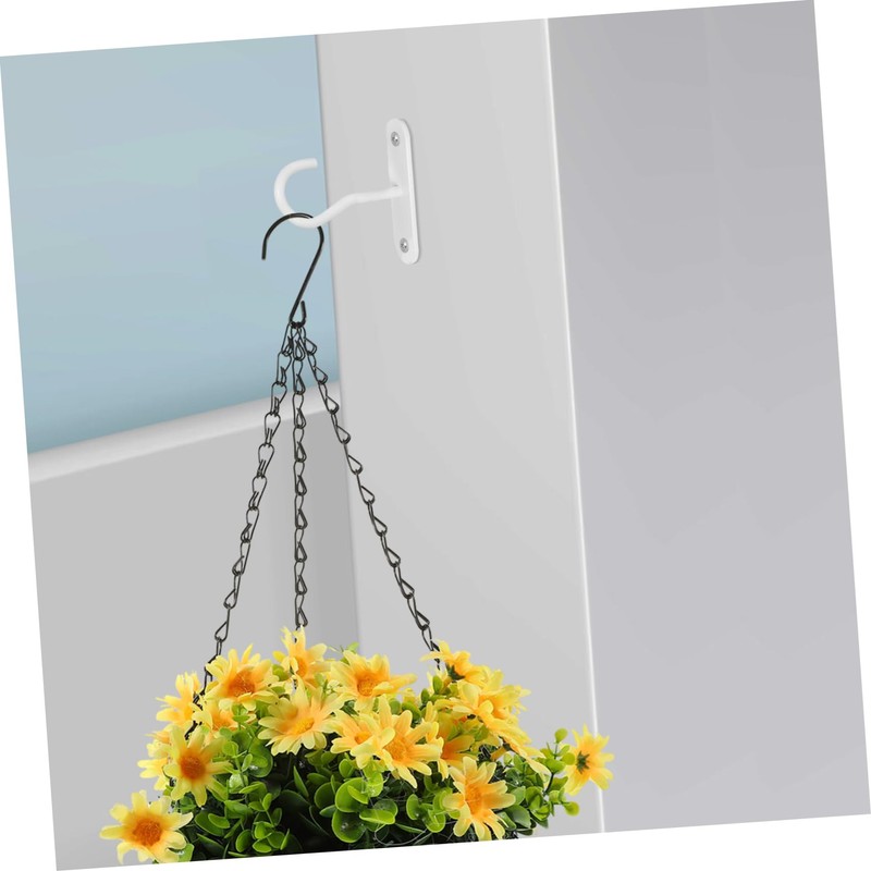 Totority 2pcs Iron Ceiling Hooks for Plants Minimalist Wall Hooks