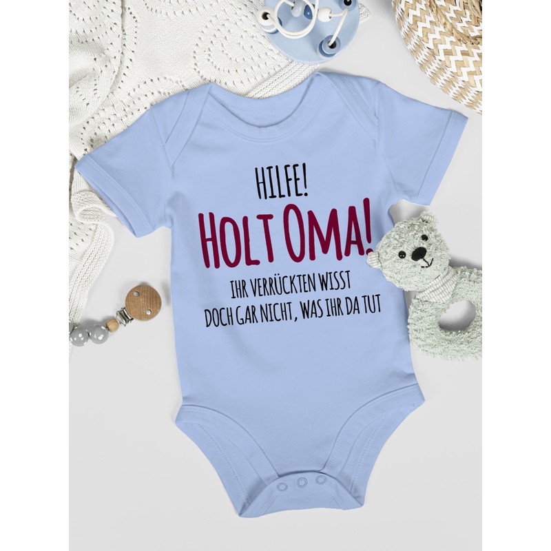 Shirtracer - Baby Bodysuit Boy Girl - Sayings - Help