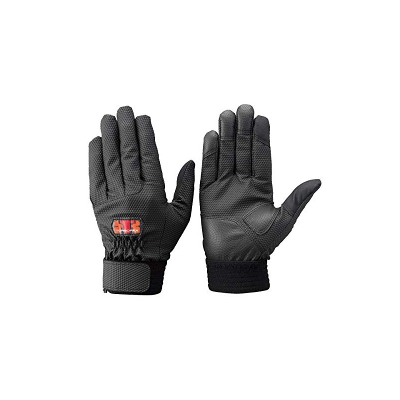 Tombolex E-855BK Gloves, New Synthetic Leather (Handy Touch) (L)