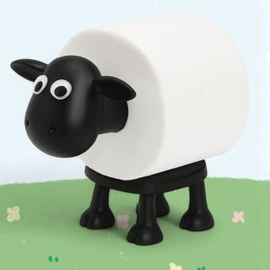 Sheep Toilet Paper Holder for Bathroom Decor, Sheeps Toilet Roll Holder Free Standing, Animal Toilets Roll Holders Decorative, Tissue Holders For Bathrooms House Decor, Tissues Paper Organizer (Sheep)