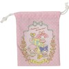 サンリオ マイメロディ×黒美財布 巾着袋 ミニポリエステル 14×18.5cm (パーティー)