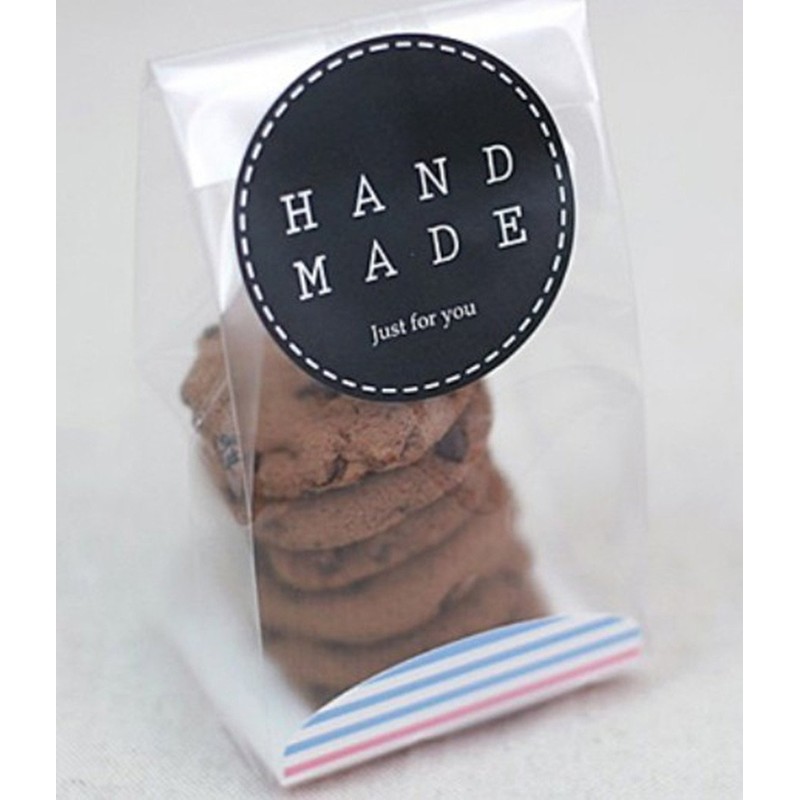 BBC Translucent Plastic Cookie Cupcake Treat Bags With Inserts And