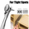 Gasea 28 in 1 Ratchet Set, 1/4" Right Angle Screwdriver
