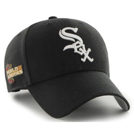 47 Men's Compatible with White Sox Cooperstown World Series Sure Shot MVP Adjustable Hat - One Size