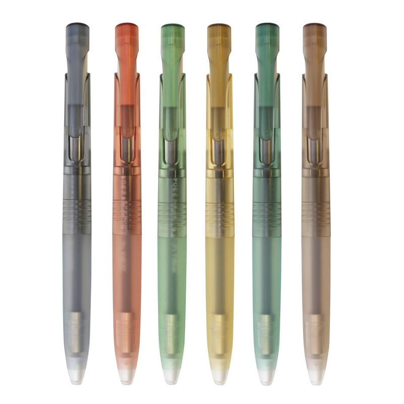 Limited Blen/Blen Transparent Axis Emulsion Ballpoint Pen, 0.5mm, Black Ink