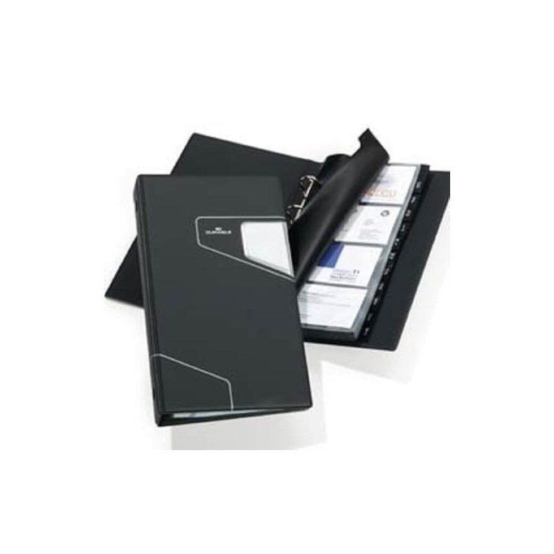 Durable Visifix Pro Business Card Holder - Grey