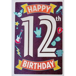 Greeting Card Happy 12th Birthday Can't Wait To See All The Ways You'll Rock