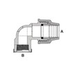 Cornat T610533 Irrigation System Angle Polyethylene Pipe Diameter 32 mm