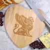 'Majestic Griffin' Wooden Heart Shaped Chopping/Cutting Board (WB00078033)
