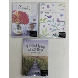 DaySpring 24 Blank Notes FRIENDSHIP Christian Bible Scripture Verses From DaySpring Cards