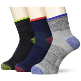 Okamoto 10 Times More Tear-Resistant WOAK MAX Work Socks, 3 Pairs, Antibacterial, Deodorizing, Durable, Reinforced Army Feet, Safety Shoe Compatible D481-356 Men's, assorted