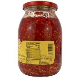 TUTTOCALABRIA, Rosa Marina Sauce - Calabria Chili Pepper Sauce with Little Fish with, big Jar, 33.5 oz (950 g), Product of Italy