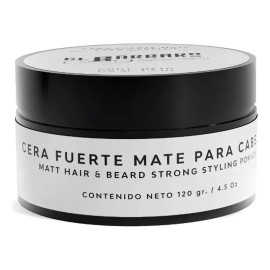 Cera Mate Para Cabello El Bárbaro 120g Con Aceite de Ricino