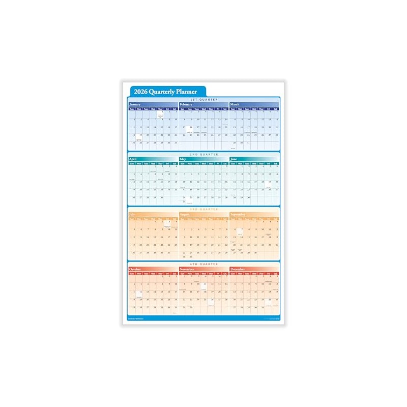 ComplyRight 2026 Quarterly Planner - 2-Sided (36" X 24")