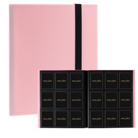 Card Binder 9 Pocket Storage 360 Card Binder,Trading Card Binder Senior and Sturdy Side-Loading Album,Intended For YuGiOh,MTG, TCG,Game Cards & Baseball Card Binde,(Pink）