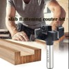 Slab Flattening Router Bit 1/2 Shank, 4-Flute 2" Cutting Dia,
