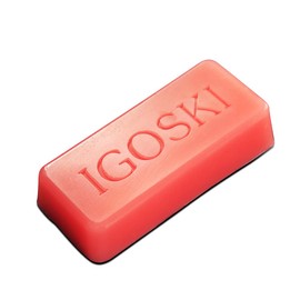 IGOSKI 全温度スキー&スノーボードワックス 180g すべてのテンプレートスキーとスノーボード用 (レッド)