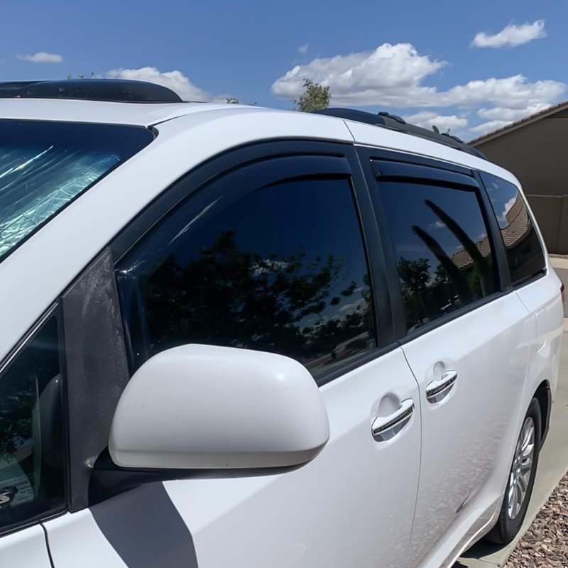 Rain Guards Window Visors Deflectors Compatible with Toyota Grand Highlander