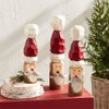 Mud Pie Wooden Santa Block, Small, 12" x 3"
