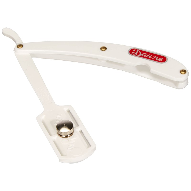 Daune 42070 Hands Free Razor, Full Blade, White Plastic