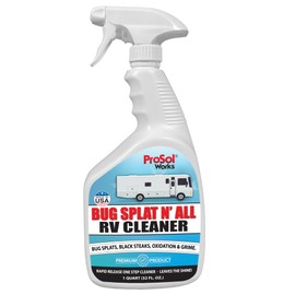 PROSOL WORKS Bug Splat N' All RV Cleaner 32 fl oz - RV Car Wash Kit for Bug Guts, Road Grime, Bird Dropping Cleaner, Oxidation Remover & More - RV Wash for a Streak-Free Shine - Safe on All Surfaces