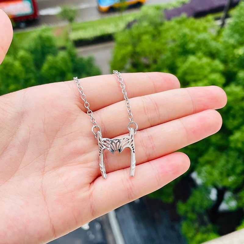Gionatan Shop Wanda Scarlet Silver Hero Superhero Movie Crown Pendant