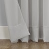 No. 918 Emily Sheer Voile Rod Pocket Curtain Panel, 59"