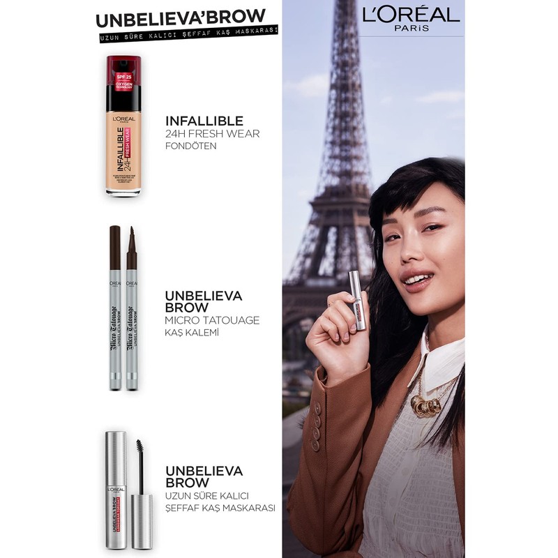 L'Oréal Paris L'Oréal Paris Unbelieva'Brow Longwear Topcoat, Fixes and Defines