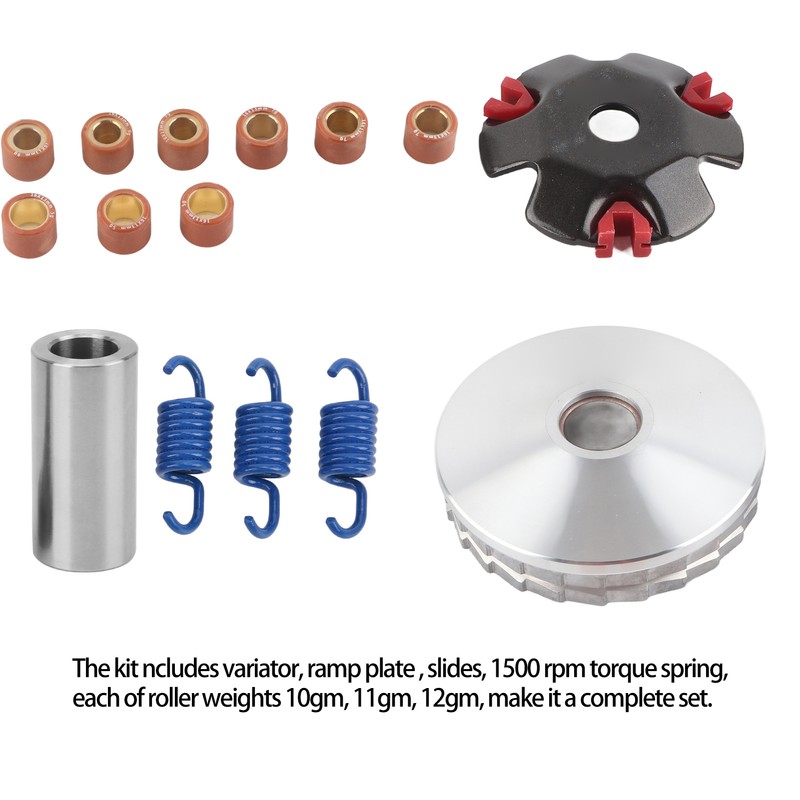 15PCS/Set Racing Variator Kit Motorcycle Parts for 150cc‑232cc GY6 RACING