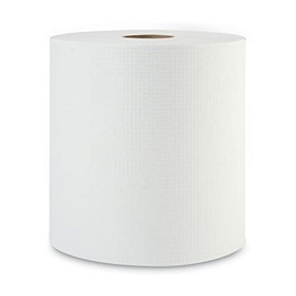 Boardwalk 6254 Hardwound Paper Towels, 8" X 800ft, 1-Ply, White, 6 Rolls/carton
