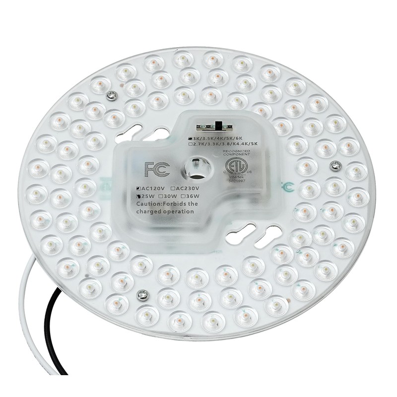HAOLEDI 6.69'' LED Ceiling Fan Light Retrofit Kit 25W 3000LM