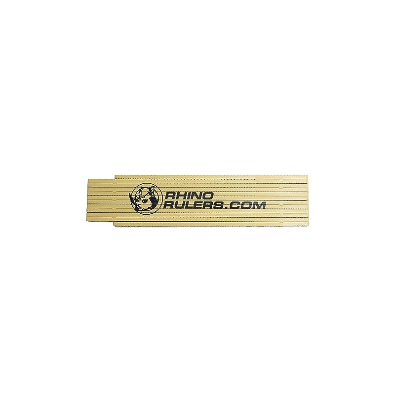 MARSHALLTOWN Rhino Ruler, Folding Engineer's Scale Ruler, Washable Fiberglass, 6645
