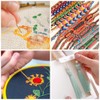 SULOLI Grey Embroidery Thread,Sewing Thread Kit Embroidery Threads Grey Series