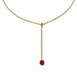 Jewellery Les Poulettes - Brass Necklace Game - Classics, Brass, Turquoise