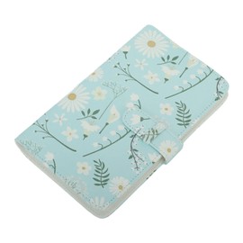 Photo Album 3 x 3 Inch Photos Picture Book with PU Leather Cover 18 Inner Pages Photo Album for 108 Pictures for Baby Wedding Family Kids (Chrysanthemum)