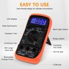 Digital Multimeter Voltmeter Battery Voltage Multi Tester Continuity Ohm Volt