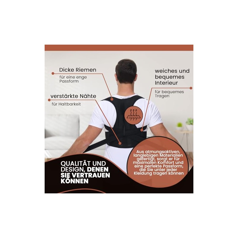 DONNER KRAFT Posture Corrector for Improved Alignment