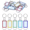 Metal Keyring with Large Label Writeable - 5 pcs. -