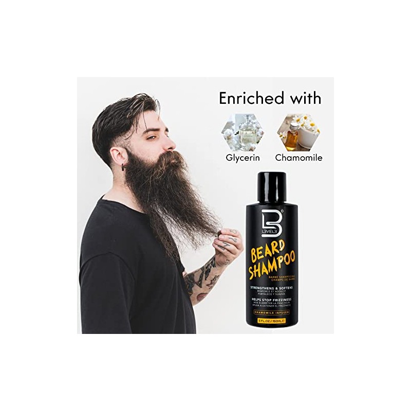 L3 Level 3 Beard Shampoo - Cleanse and Nourish your