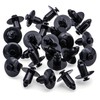 Rexka 25pcs M8 Nylon Push Rivet Pin Fairing Clips ATV