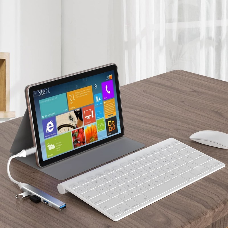 USB-C Hub, 4 Ports USB Hub USB Splitter USB C