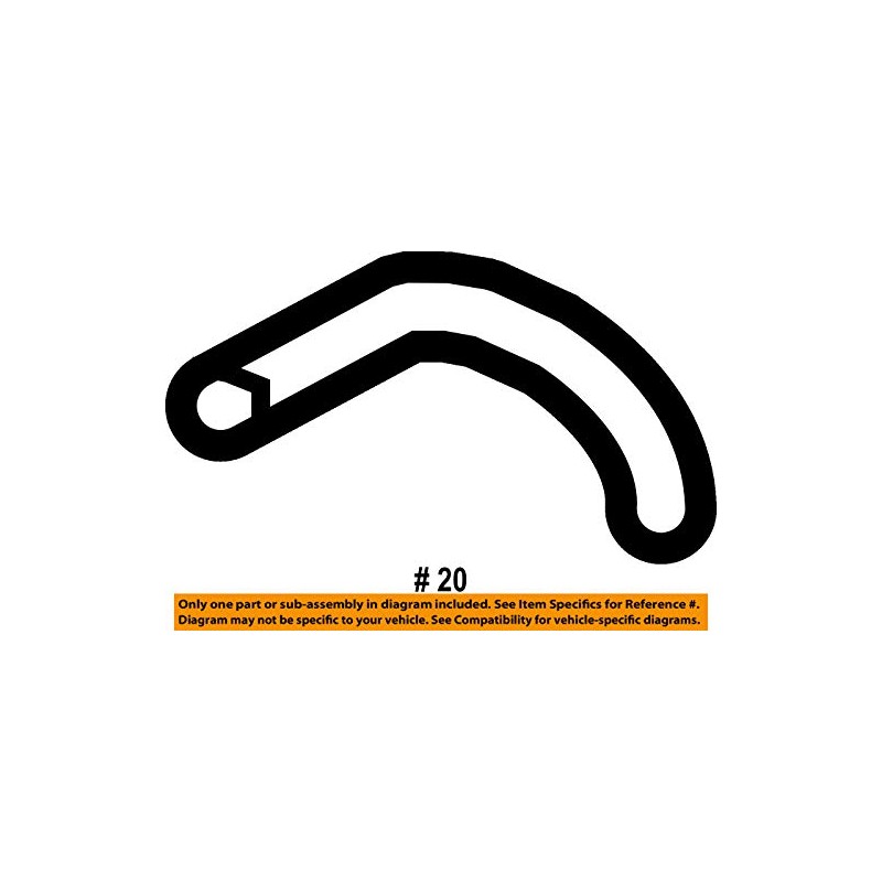 Subaru Coolant Tank Hose - 45162AG02B