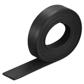 TOP-VIGOR EPDM Rubber Foam Strip 3mm (T) x 20mm (W) x 3000mm (L), Weatherproof Door Seal Rubber Sealing Strip Foam Tape for DIY Gasket Insulation Soundproofing, Reduce Vibration Mat Black